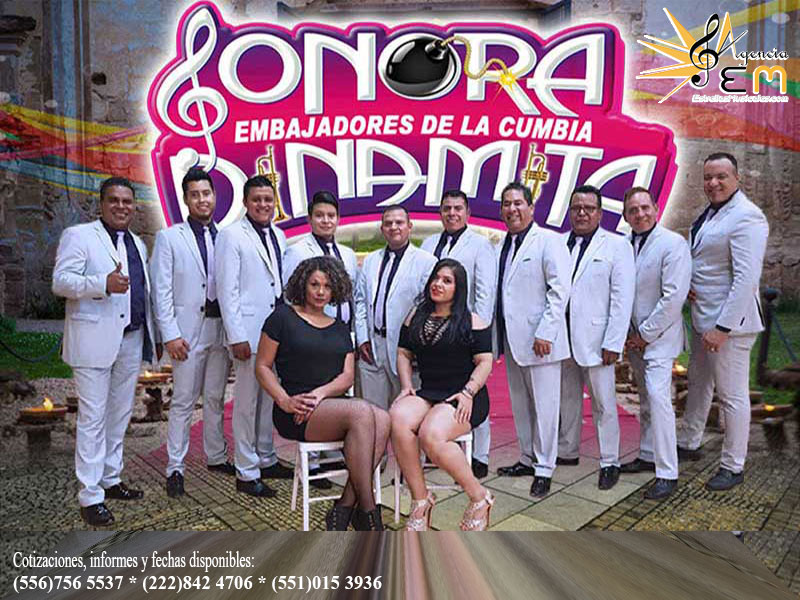 Cuanto cobra sonora dinamita Contratacion (551)0153936 telefonos informes starmedios.com